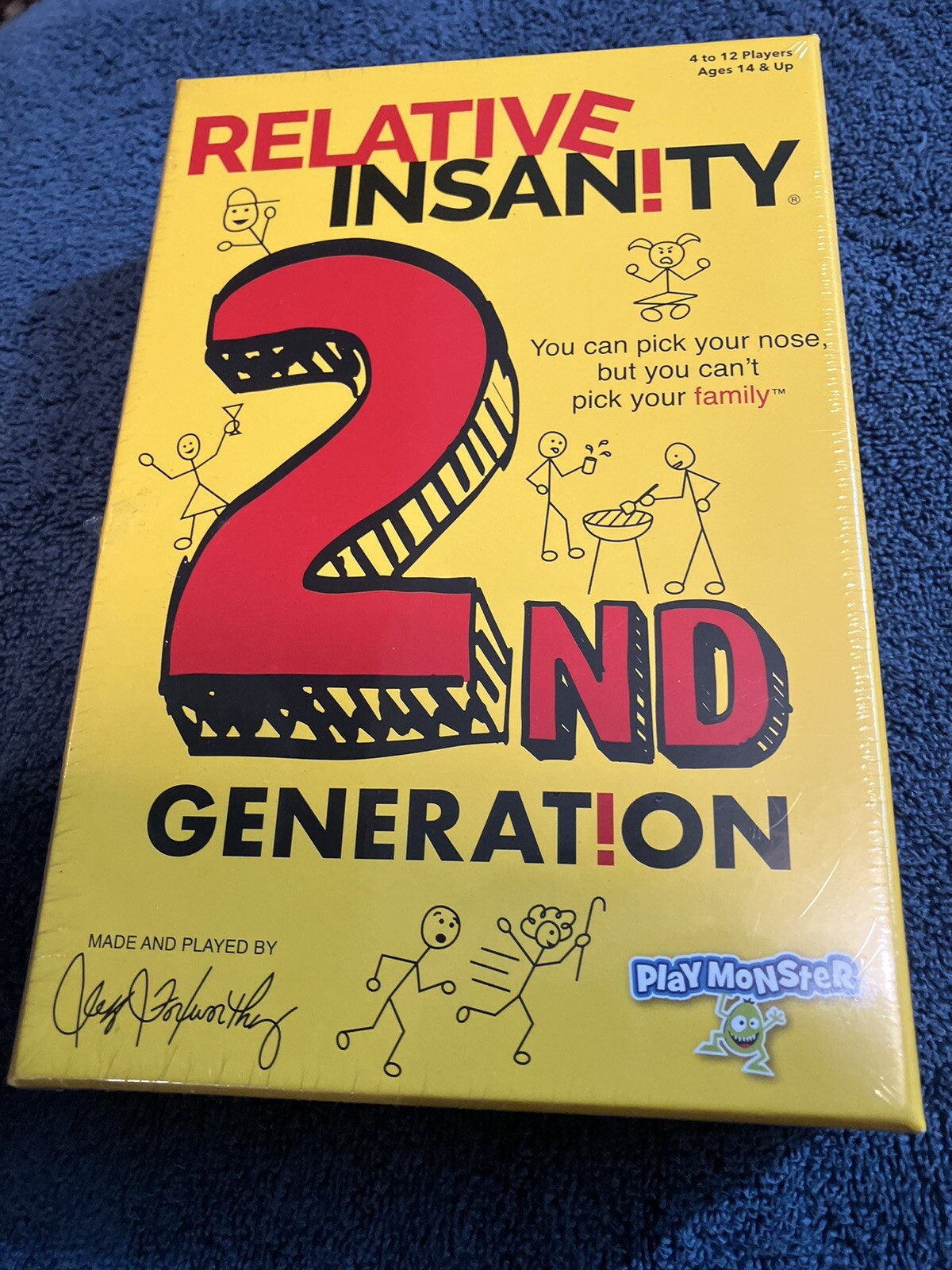 Relative Insanity Multiplayer Card Game Ages 14+ Plus expansion pack.