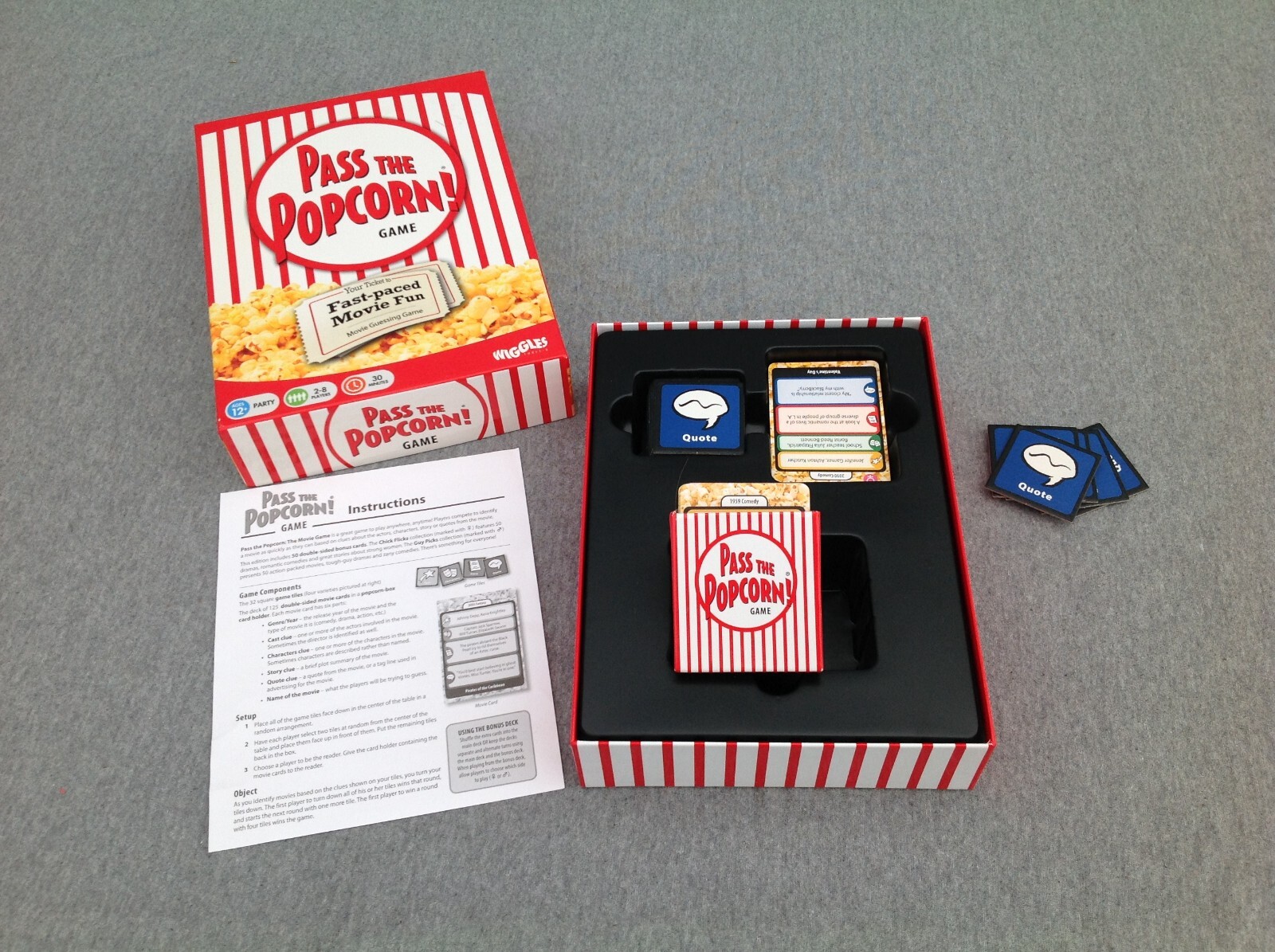 Pass The Popcorn Game, 2010