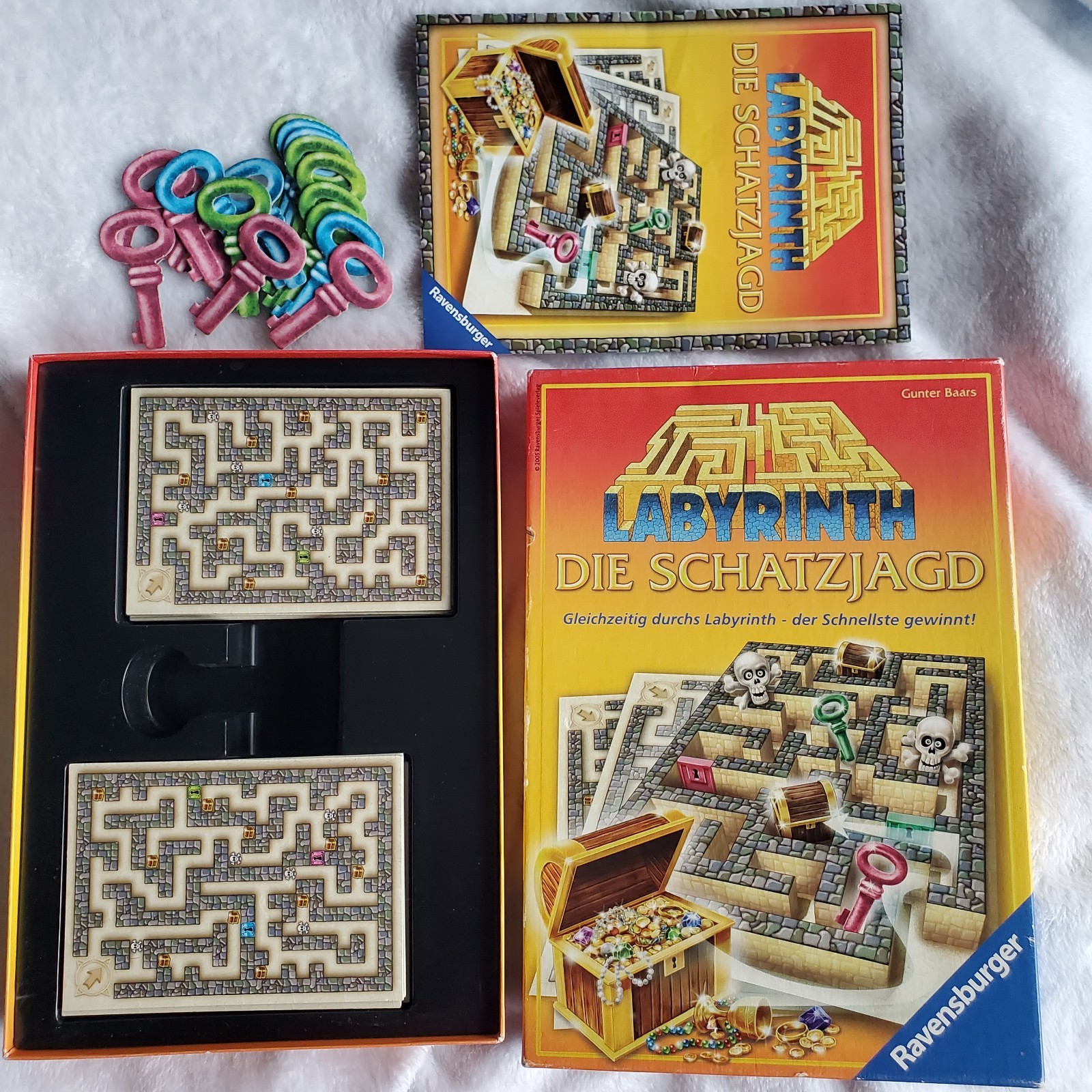 2005 LABYRINTH DIE SCHATZJAGD Gesellschaftsspiel Brettspiel Board Game COMPLETE