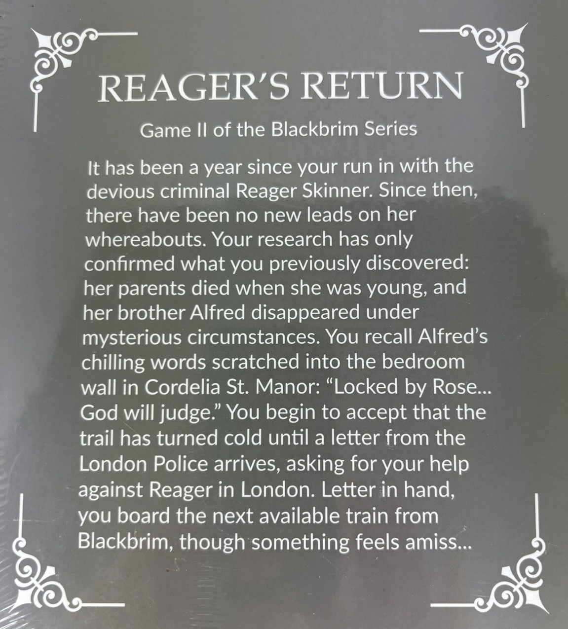 Puzzling Pursuits Blackbrim 1876 + Reagers Return + Origins &Ends 3 Game Trilogy