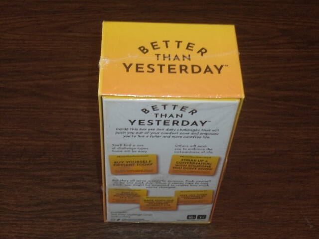 NIB 2022 BETTER THAN YESTERDAY Game 365 Daily Challenges To Live Confident Life