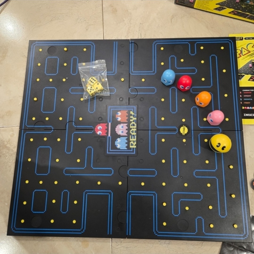 Pac-Man The Board Game Buffalo Games COMPLETE Sound Effects Weak Needs New Batte
