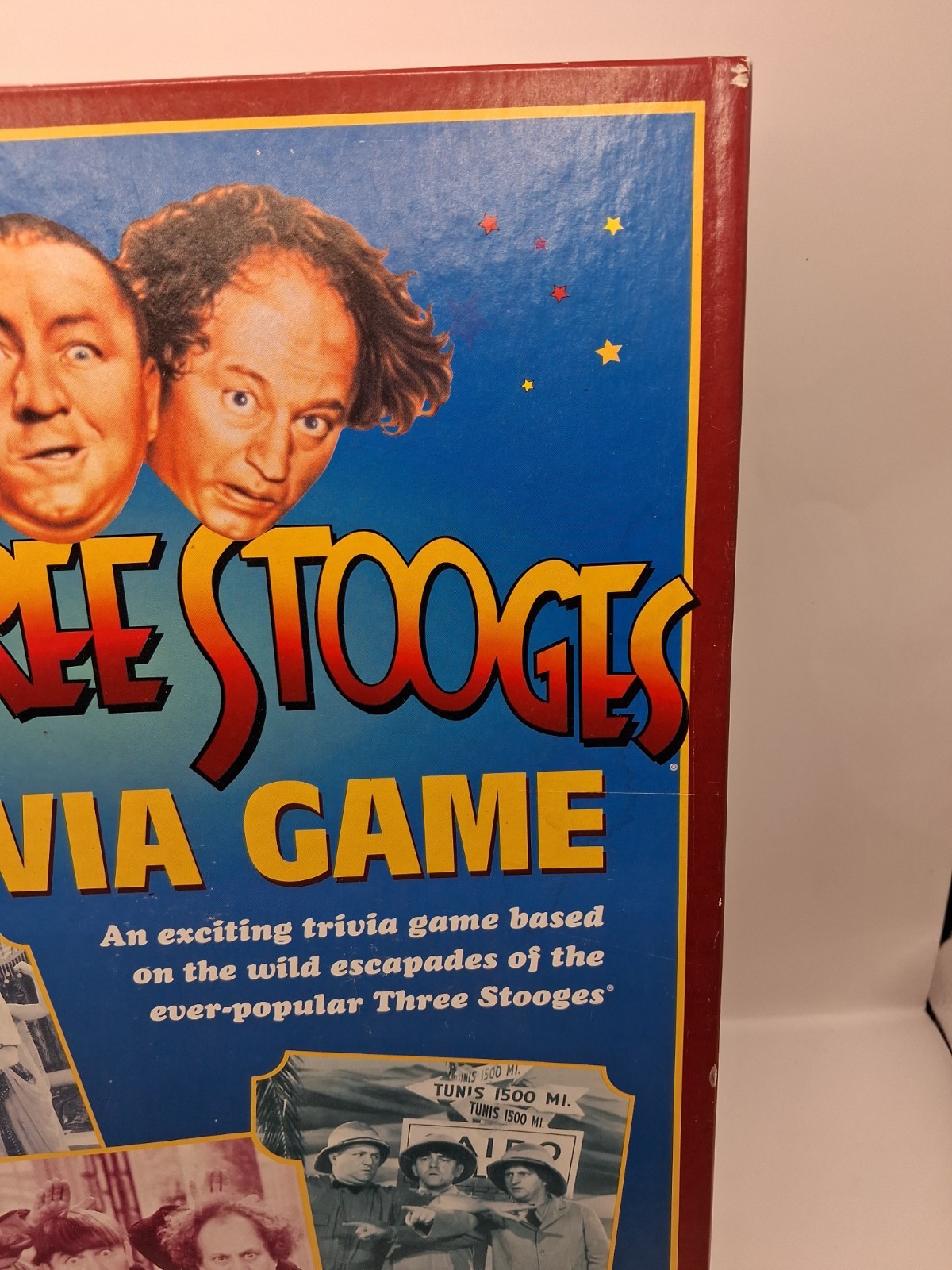 The Official Three Stooges Trivia Game 2000 By Talicor Mo Larry Curly Nyuk Nyuk