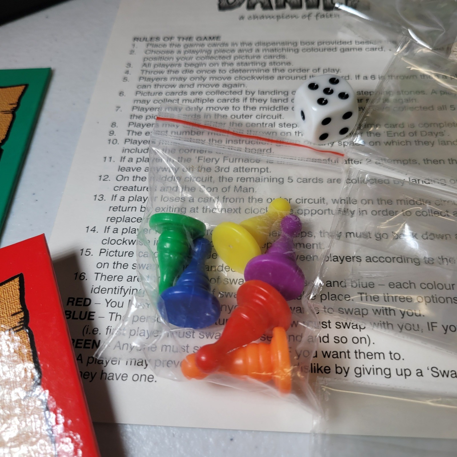 Days of Daniel Bible Board Game Faith Sunday School 2014 Complete