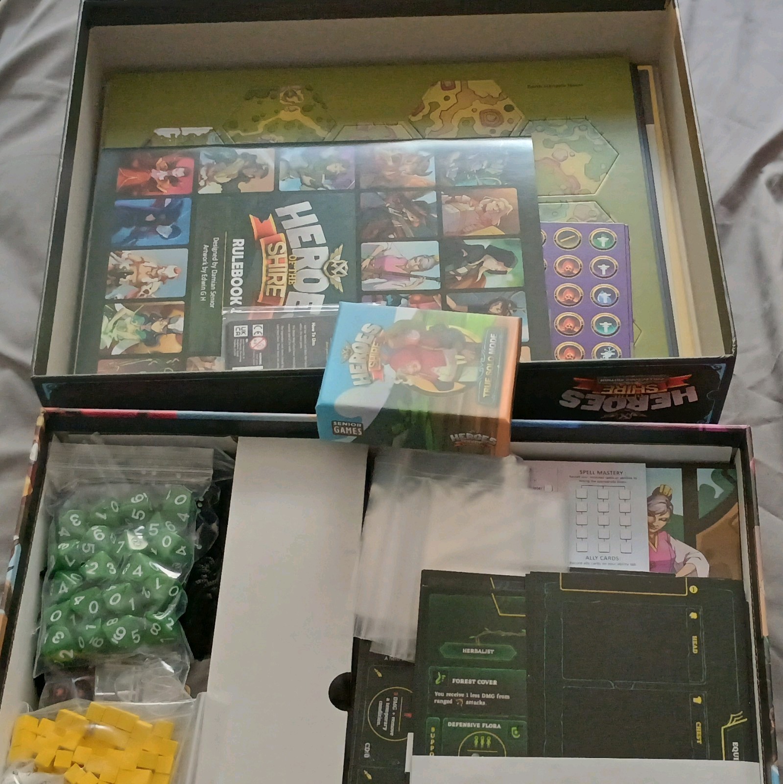 Mighty Boards Heroes of the Shire Collector’s Edition Fantasy Board Game 1-6