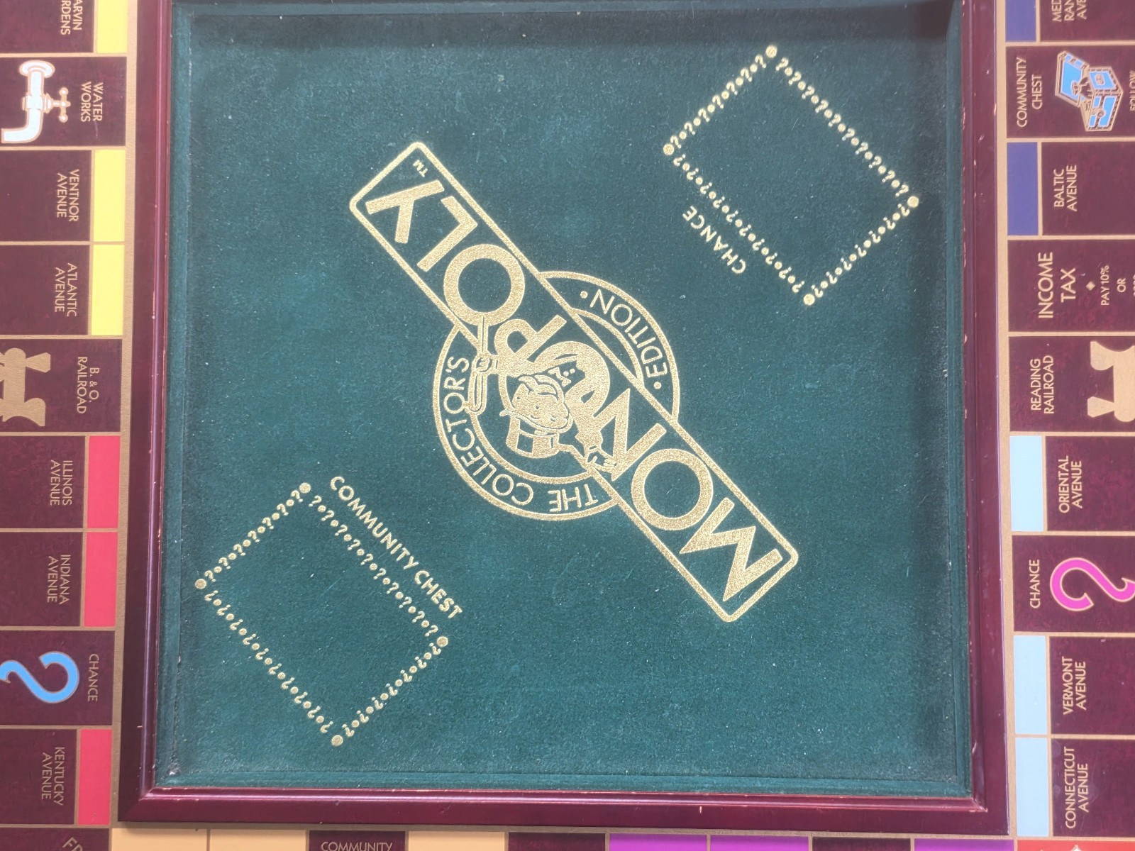 Monopoly Collector’s Edition 1991 Franklin Mint Wooden Luxury Board Game + Xtra!
