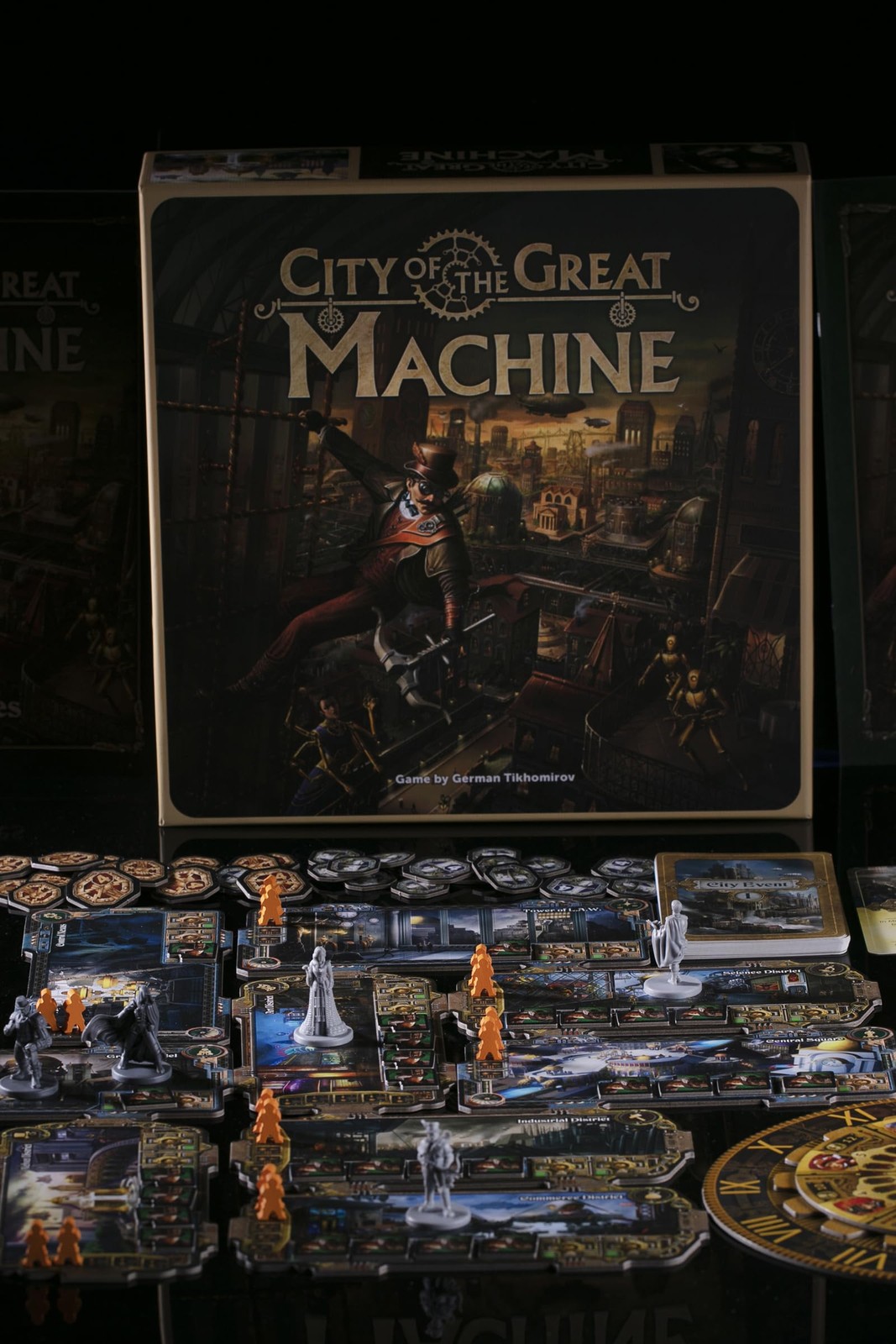 CrowD Games | City of The Great Machine Board Game | 1-4 Players | Ages 14 an…