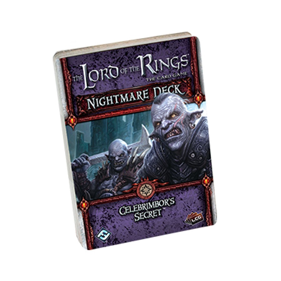 Lord of the Rings LCG: Celebrimbor’s Secret Nightmare Deck Game Expansion – New