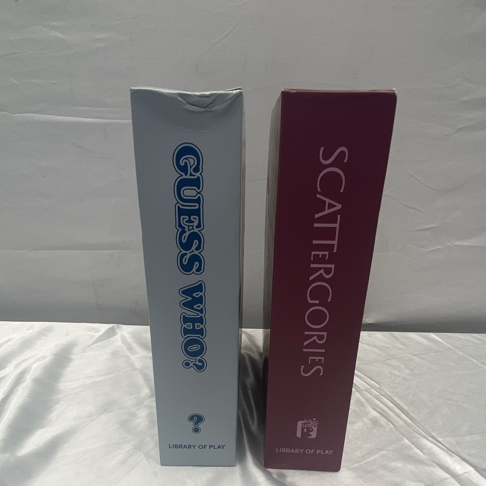 Library of Play Guess Who? & Scattergories Collector’s Edition Board Games