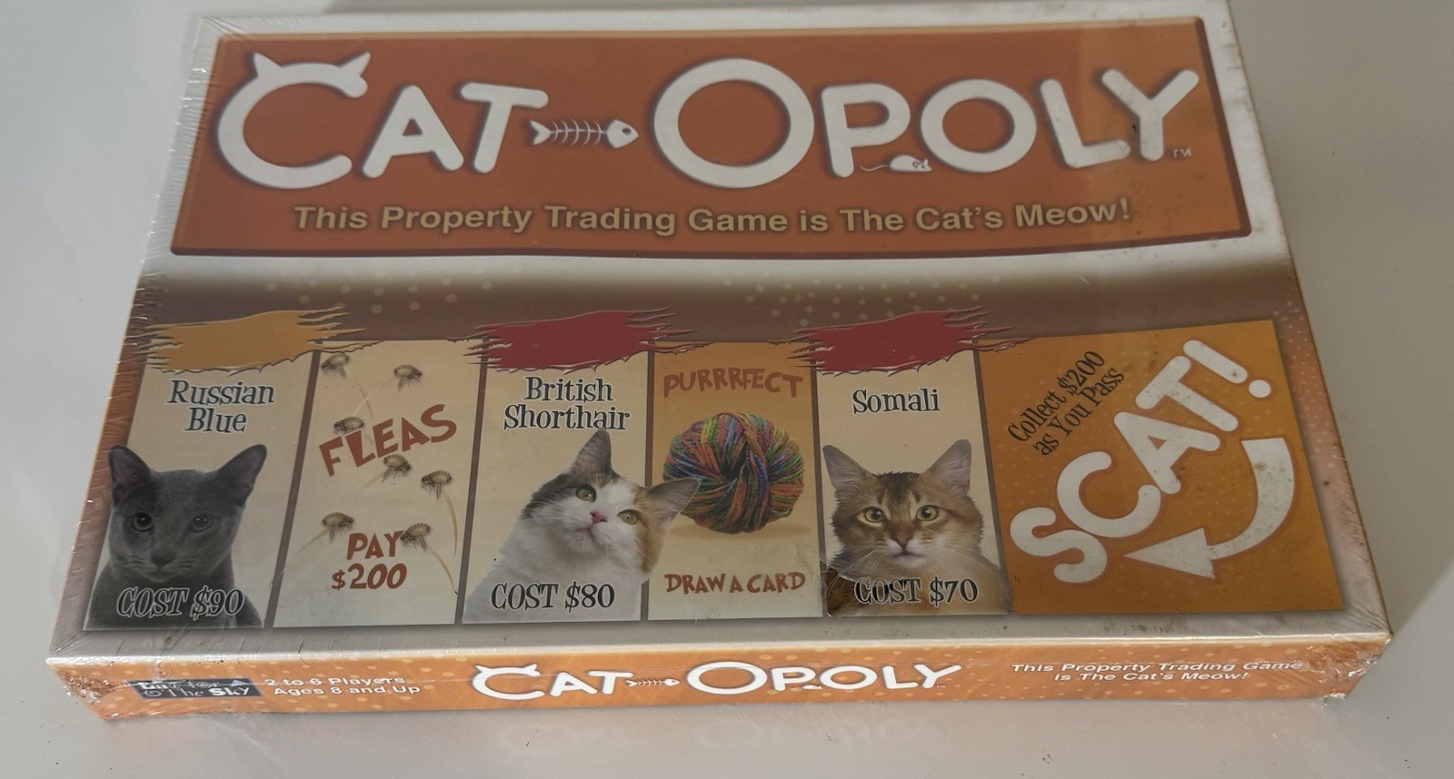 Cat-Opoly Board Game New In Package