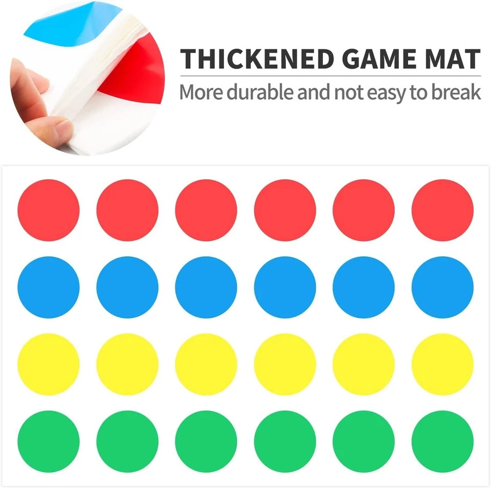 Twister Family Kid Children Classic Funny Party Body Game More Moves Indoor Game