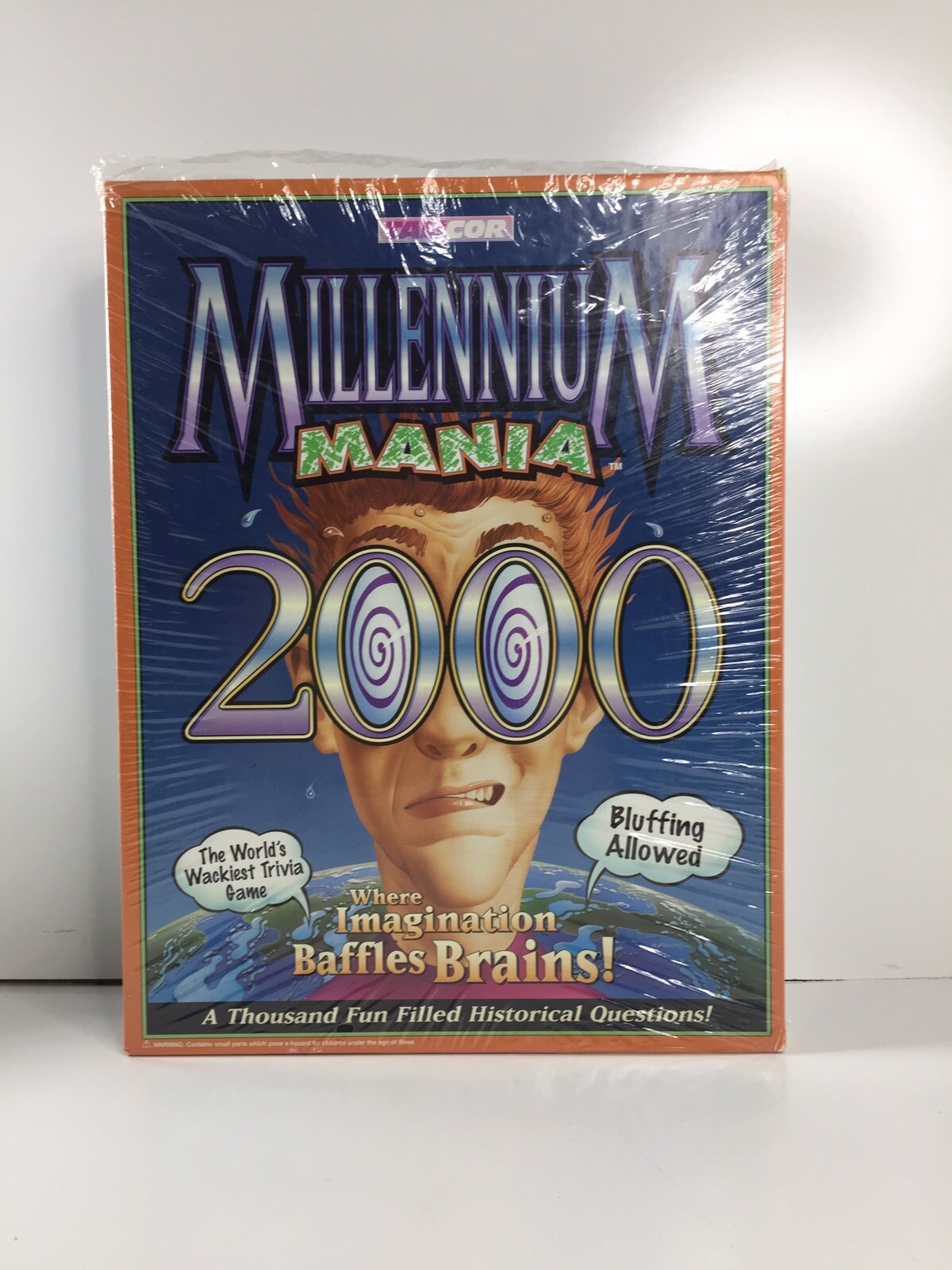Vintage 1999 Talicor Millennium Mania 2000 Trivia Board Game New Free US S/H