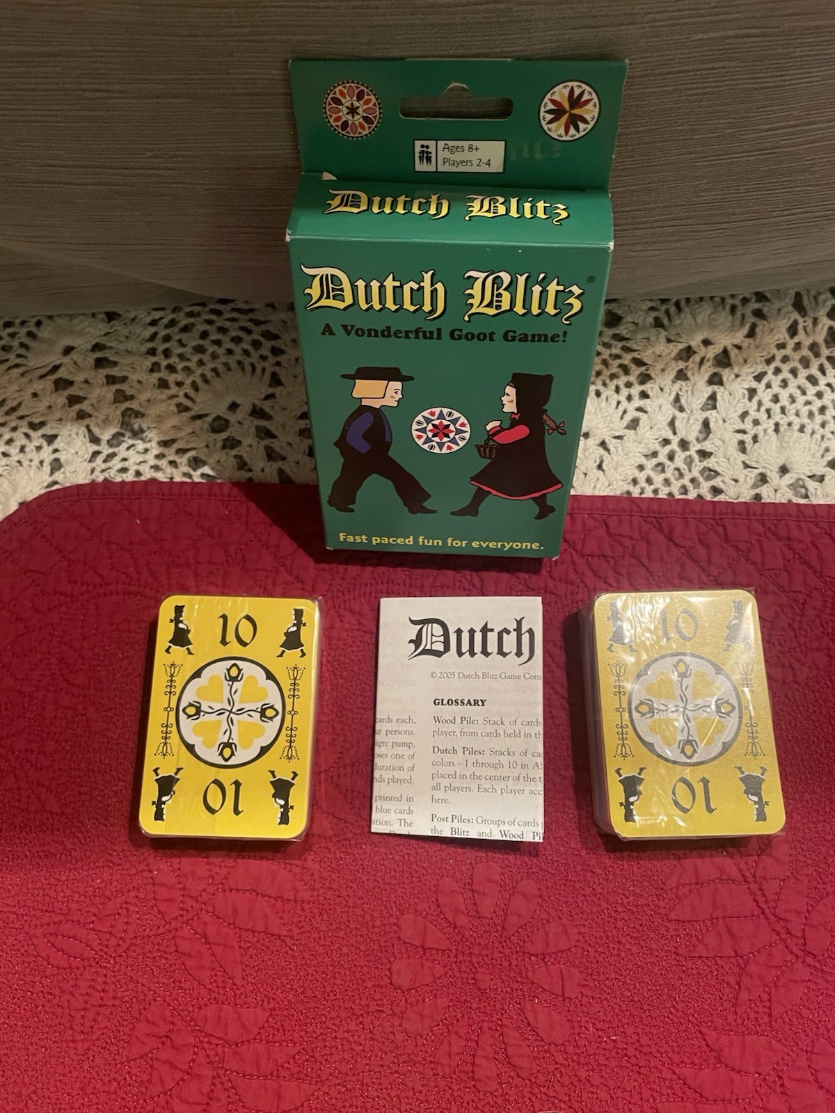 Dutch Blitz Classic Party Card Game Original 160 Cards Complete w /Instructions