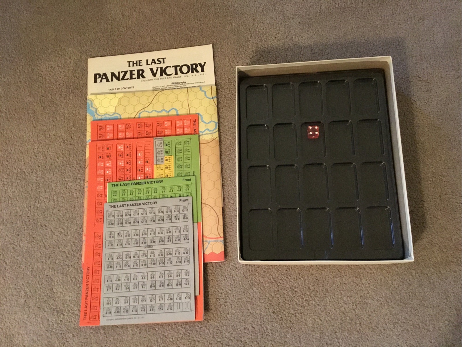 West End Games The Last Panzer Victory The Battle Of Debrecen 1944 UNPUNCHED