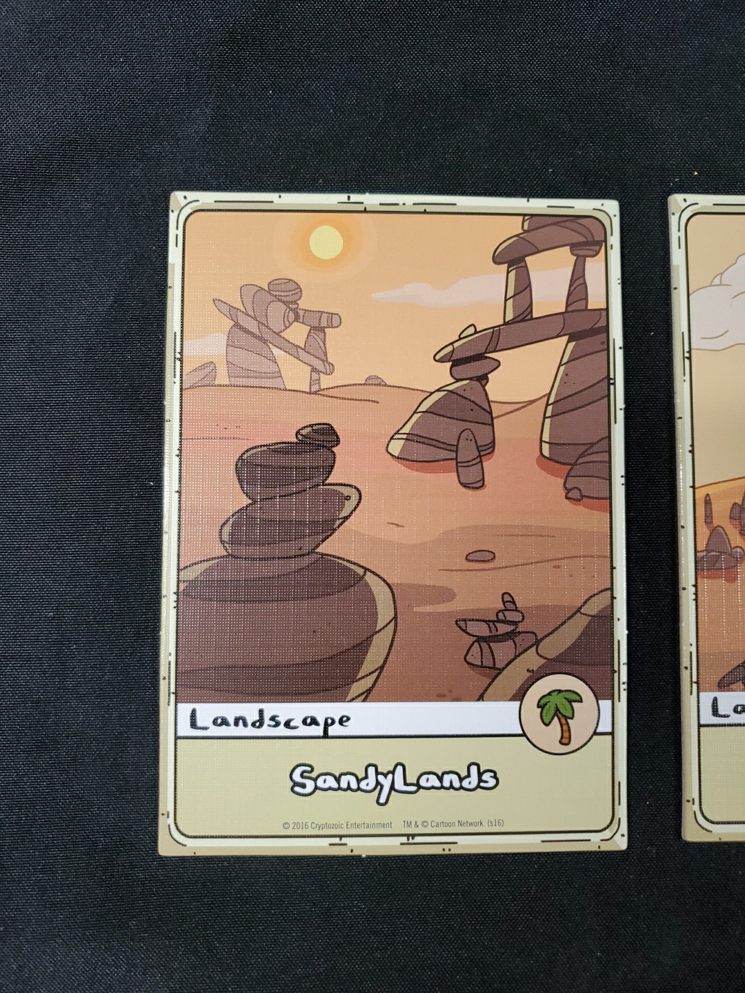 Cryptozoic Adventure Time Card Wars Replacement Landscape Cards Sandylands ***