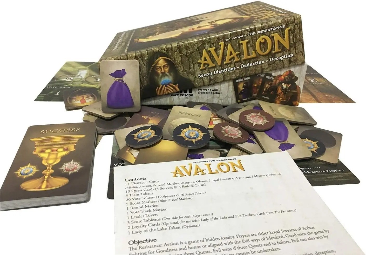 The Resistance Avalon Card Game 5-10 Players Ages 14+