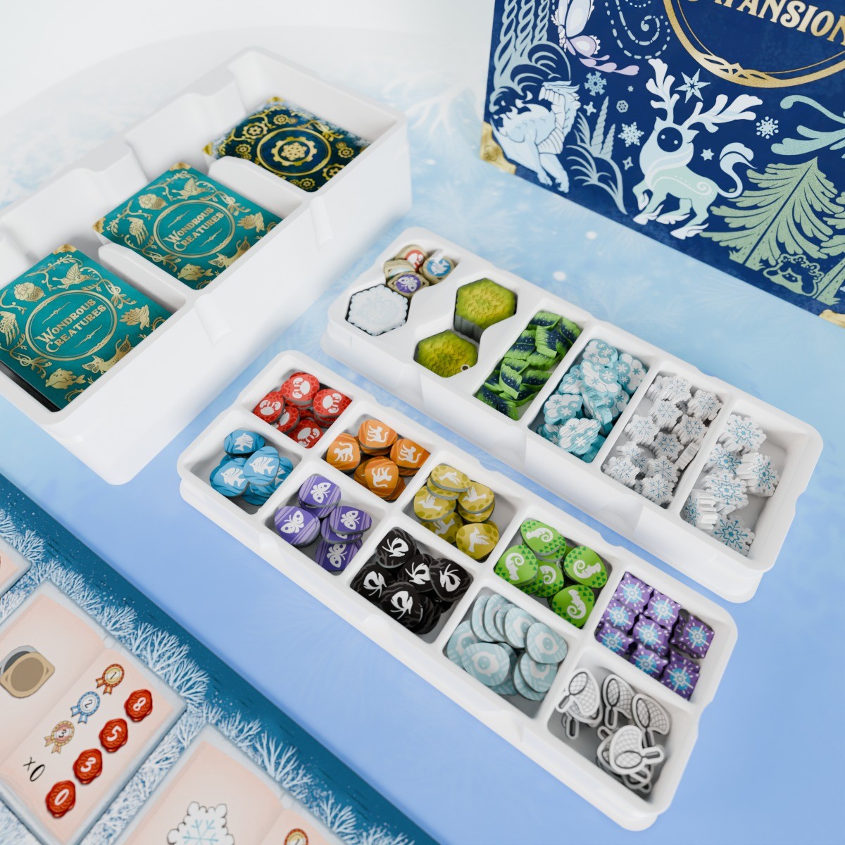 Wondrous Creatures: Winterfall Expansion + Promo Keychain by Bad Comet – SEALED