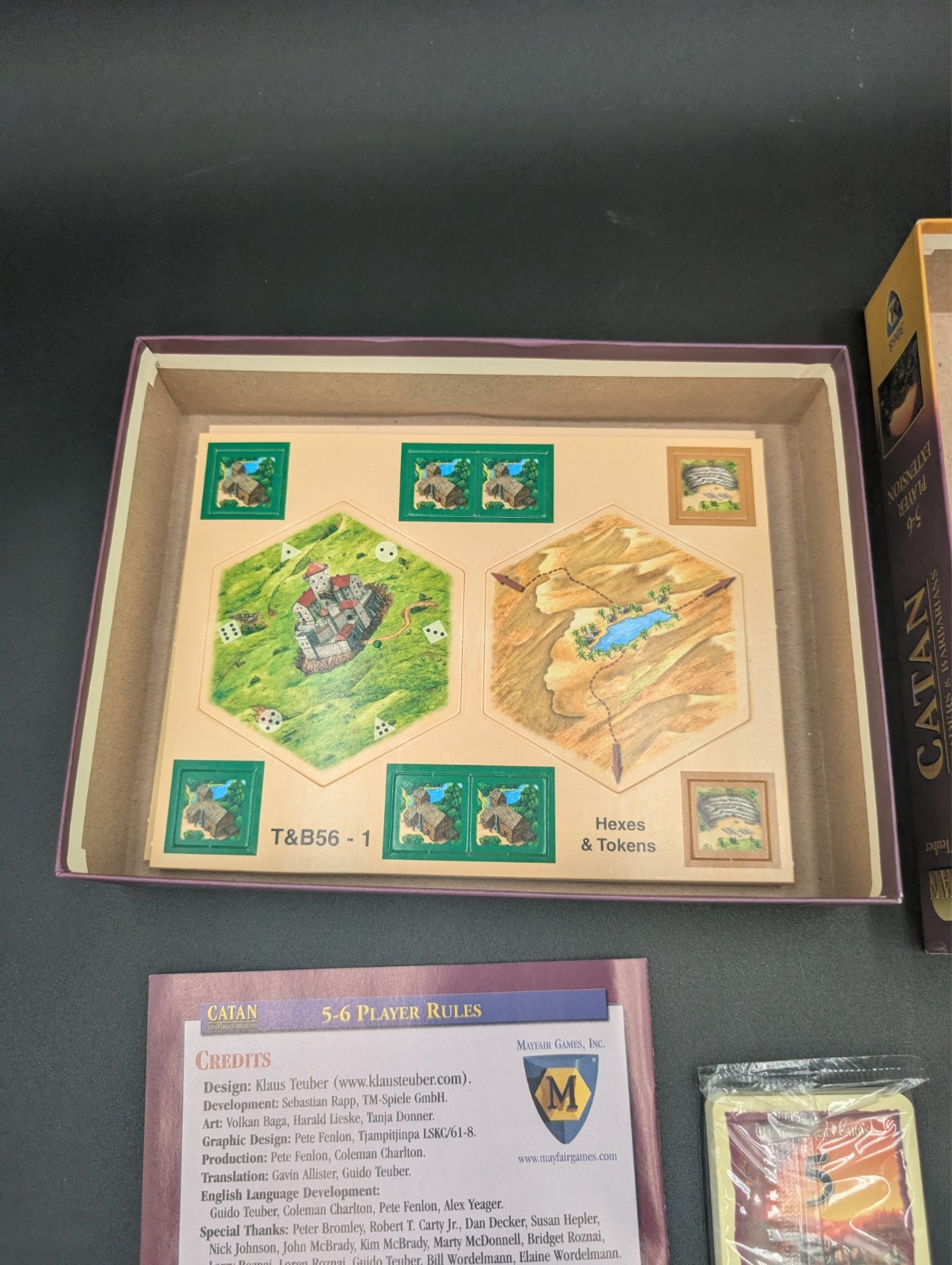 Settlers of Catan Traders & Barbarians 2008 Game Expansion 3067
