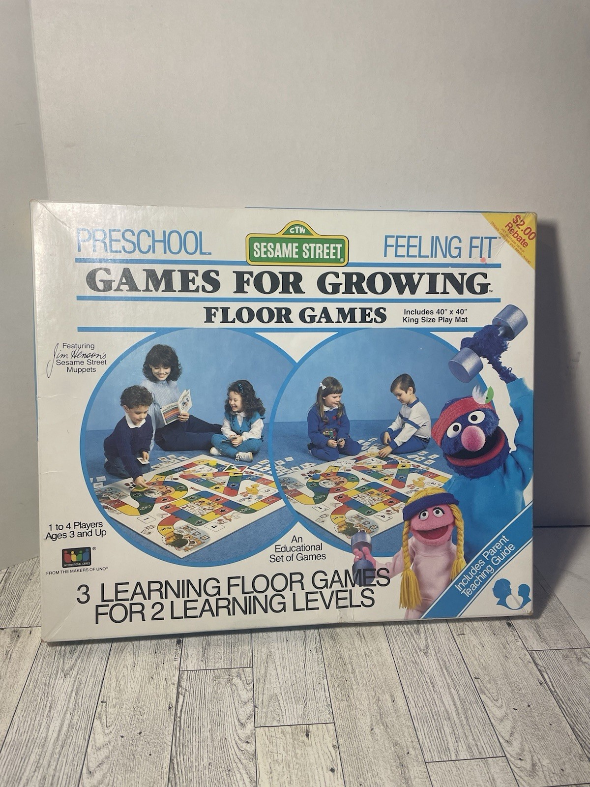 Sesame Street Games For Growing Preschool Floor Game Feeling Fit