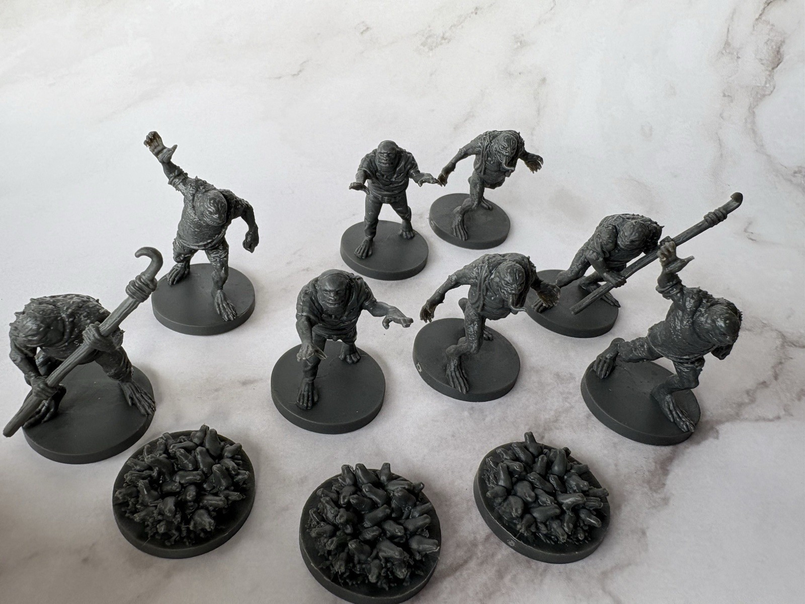 Hellboy Game Miniature Frog Minions and Frog Spawn