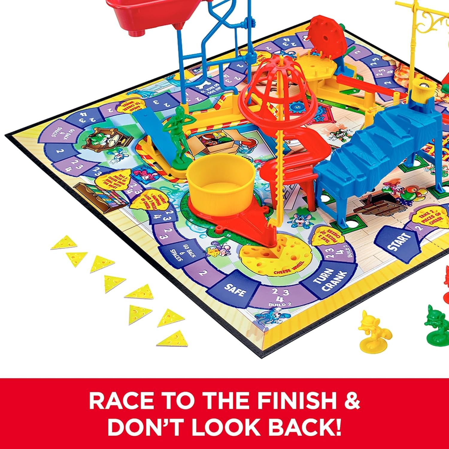 MOUSE TRAP BOARD GAME FOR KIDS 6 AND UP Fun Family Strategy Interactive Gameplay