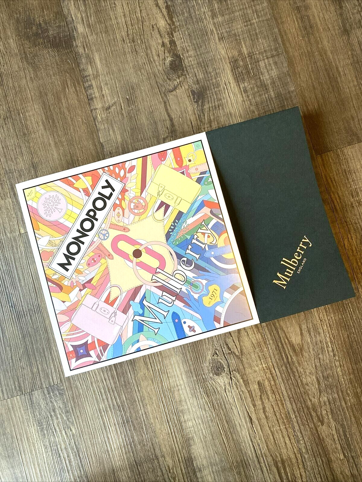 Monopoly Board Game Mulberry Luxury Bag UK Limited Edition Sealed England RARE