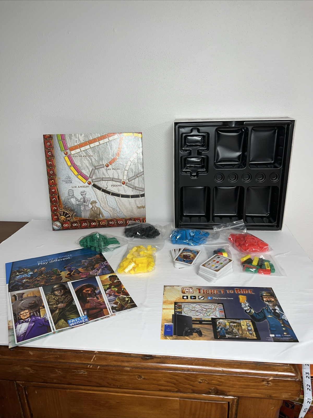 Ticket To Ride Days of Wonder by Alan R. Moon Board