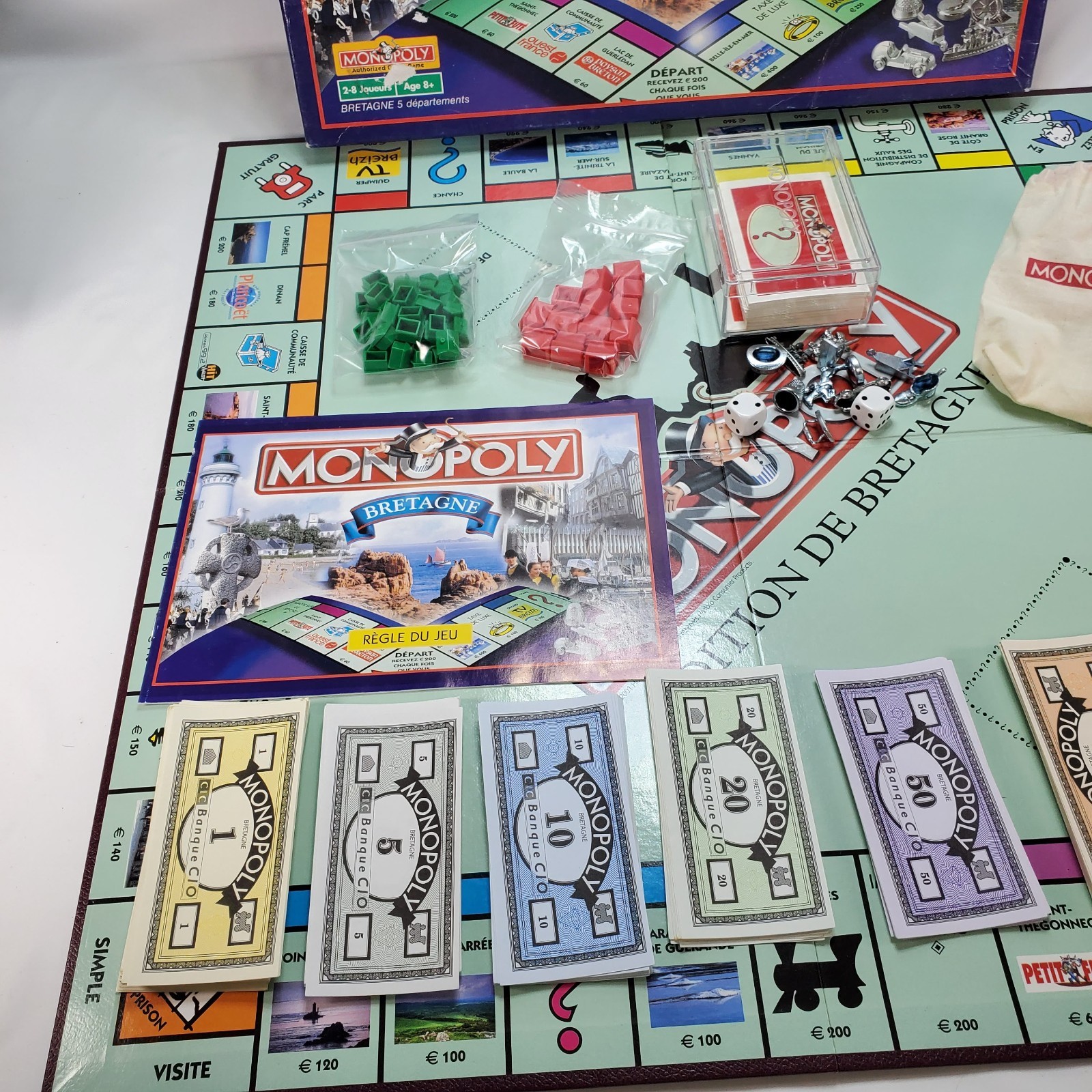 MONOPOLY BRETAGNE Edition France French International Complete Winning Moves