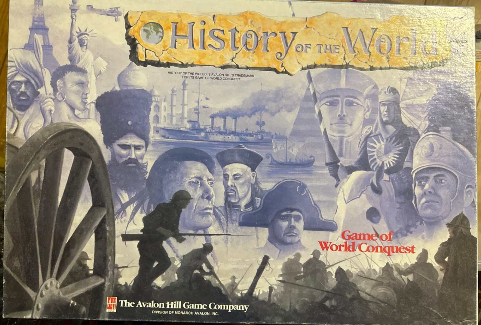 History of the World Board Game Avalon Hill 1993 Complete (B4)