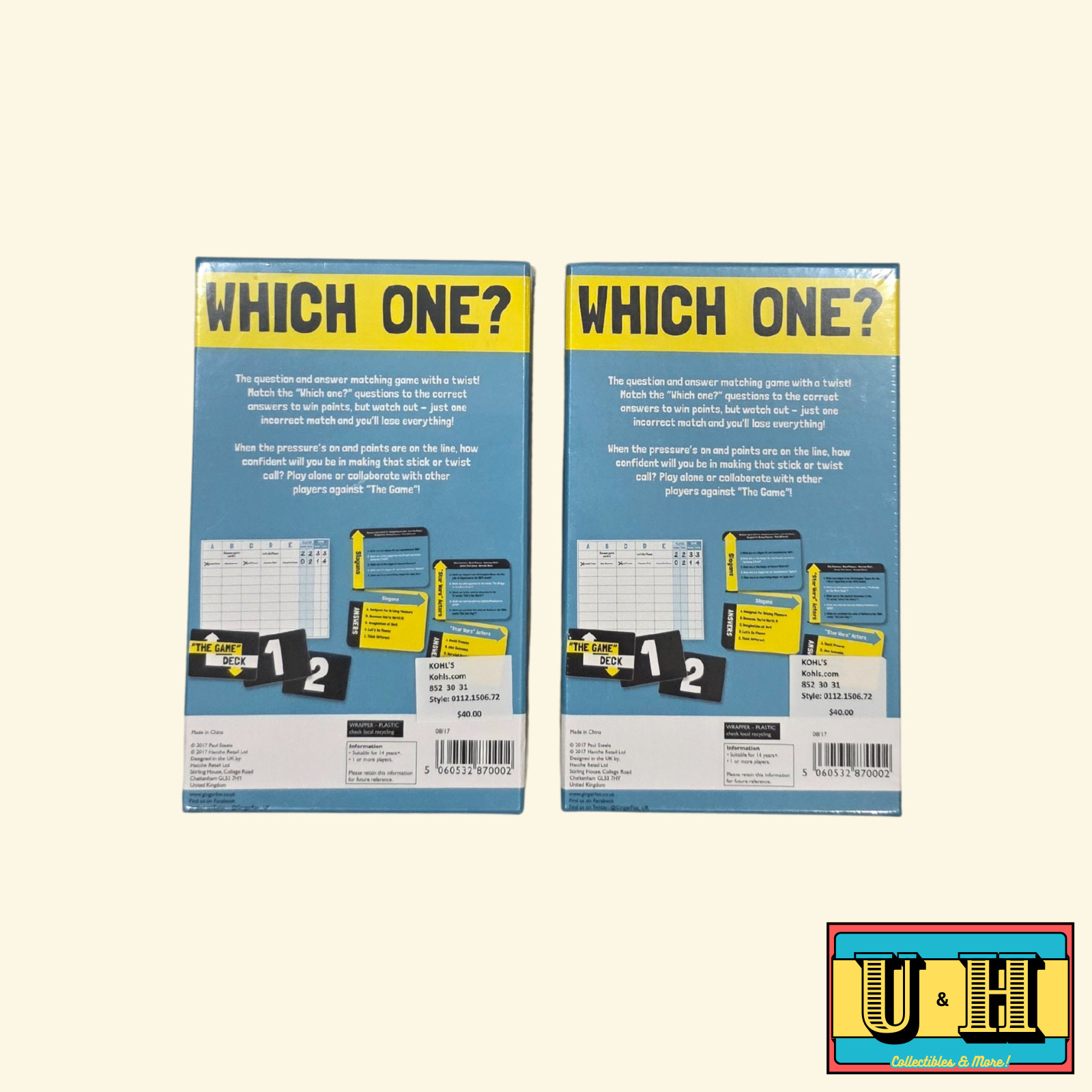 Which One? Party Table Top Game By Ginger Fox Games New & Sealed Made in England