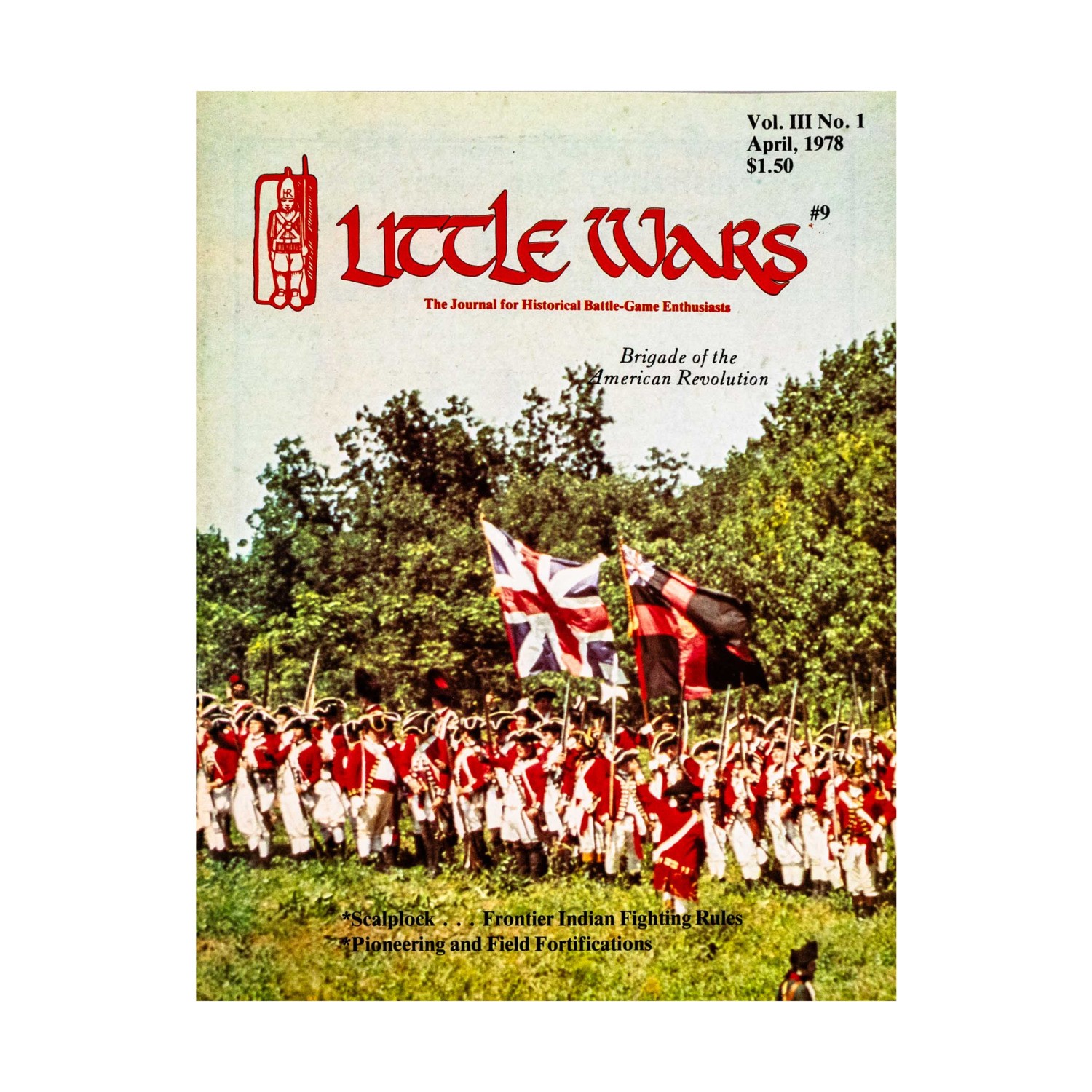 TSR Little Wars #9 “Scalplock, Frontier Indian Fighting Rules” Mag VG+