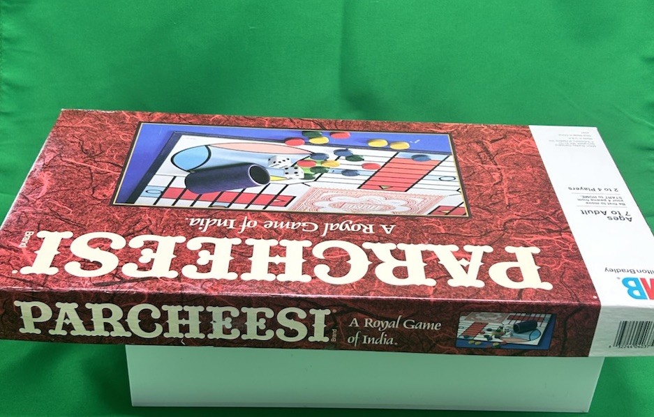 Vintage Parcheesi Board Game of India 1989 Milton Bradley Royal Complete
