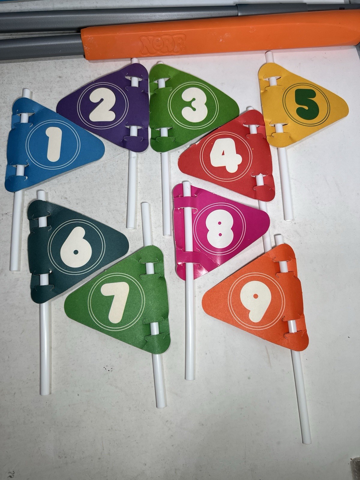 Vintage 1987 NERF Indoor Golf Complete Set with Box – 9-Hole Golf Kids Game