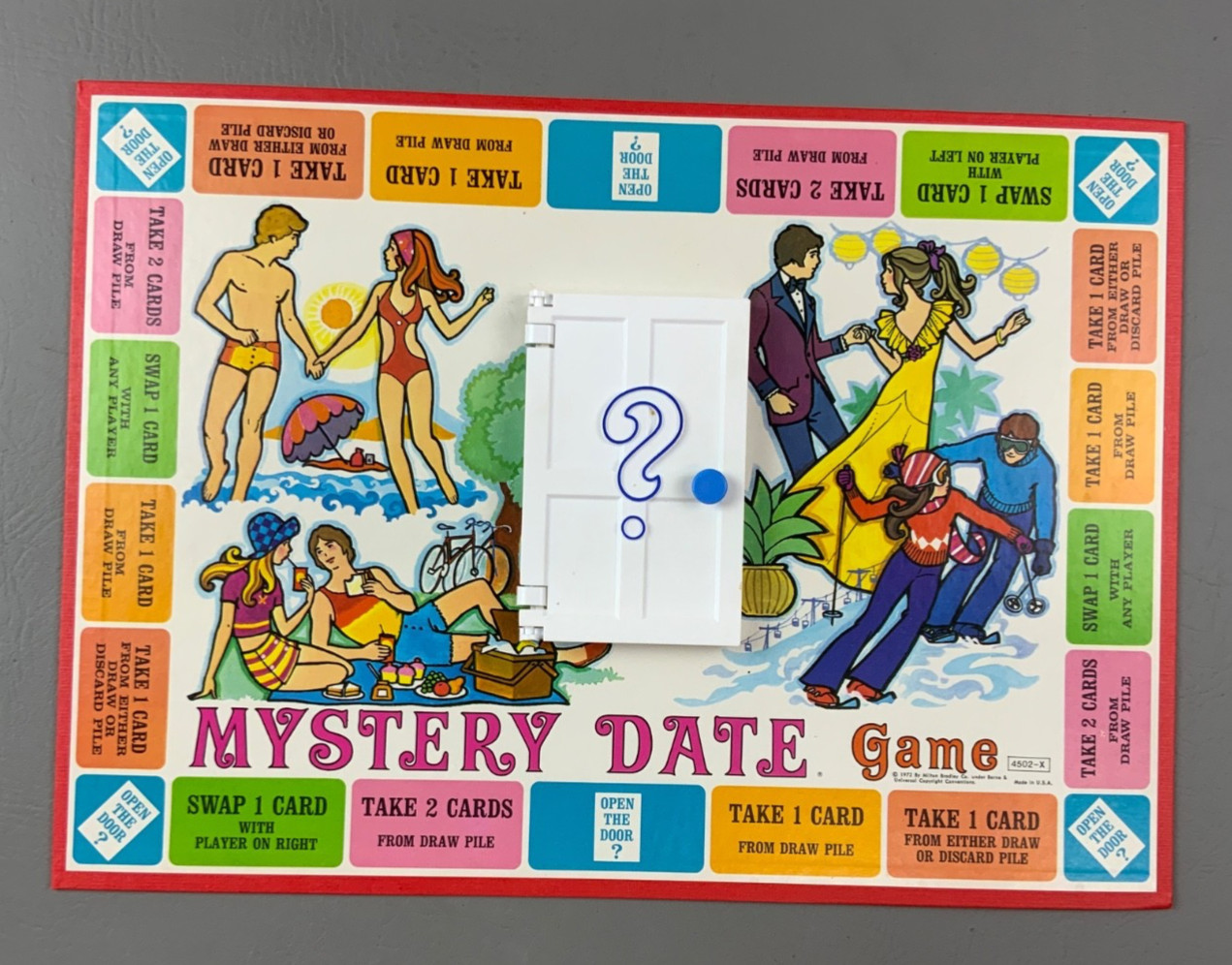 Vintage Milton Bradley “Mystery Date” Game – Item #4502 – Milton Bradley 1972