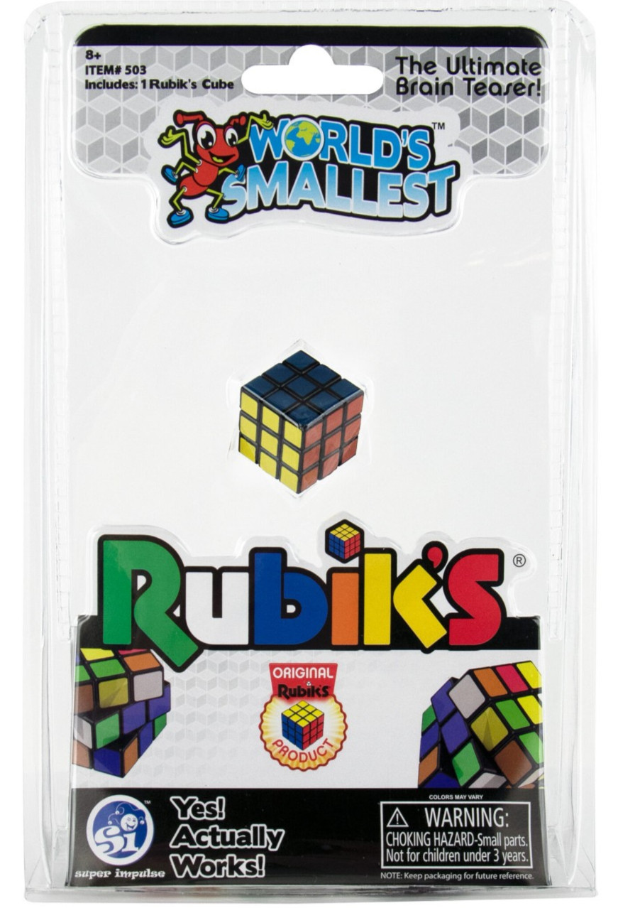 World’s Smallest RUBIKS CUBE 3×3 Puzzle (3/4 INCH)