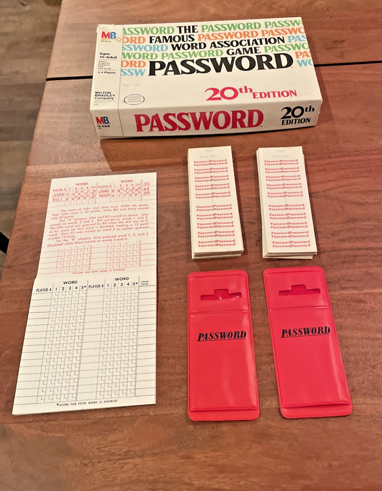Password 20th Edition Vintage 1978 Game 100% Complete! Good Condition!