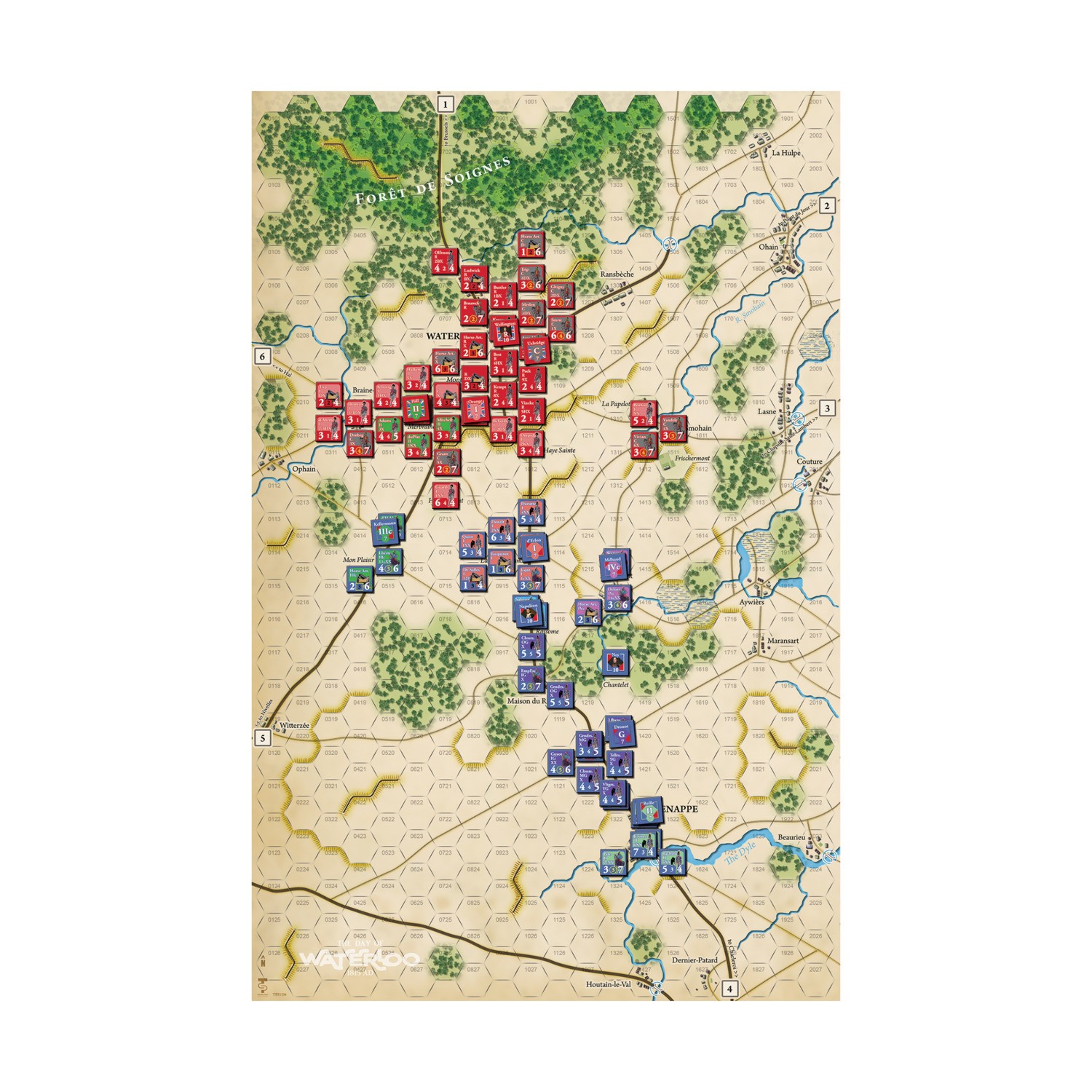 Turning Point Wargame Day of Waterloo 1815 AD Box VG+