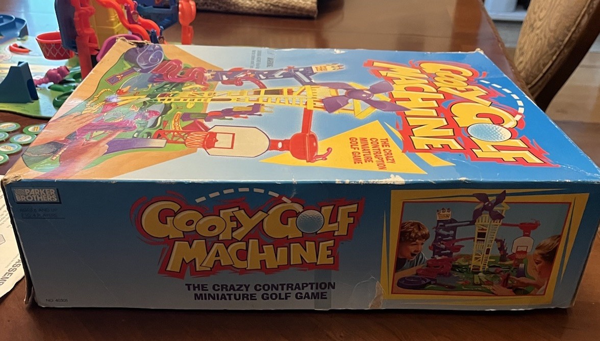 Vintage 1994 Parker Brothers Goofy Golf Machine Board Game COMPLETE