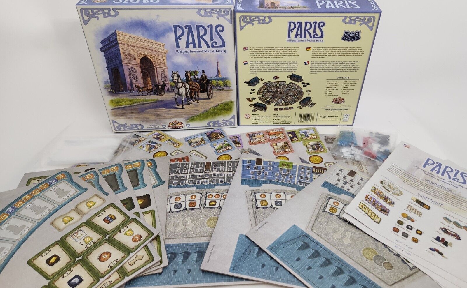 Paris Standard Edition + Paris l’Etoile Expansion + Wooden Resources SUPERSALE