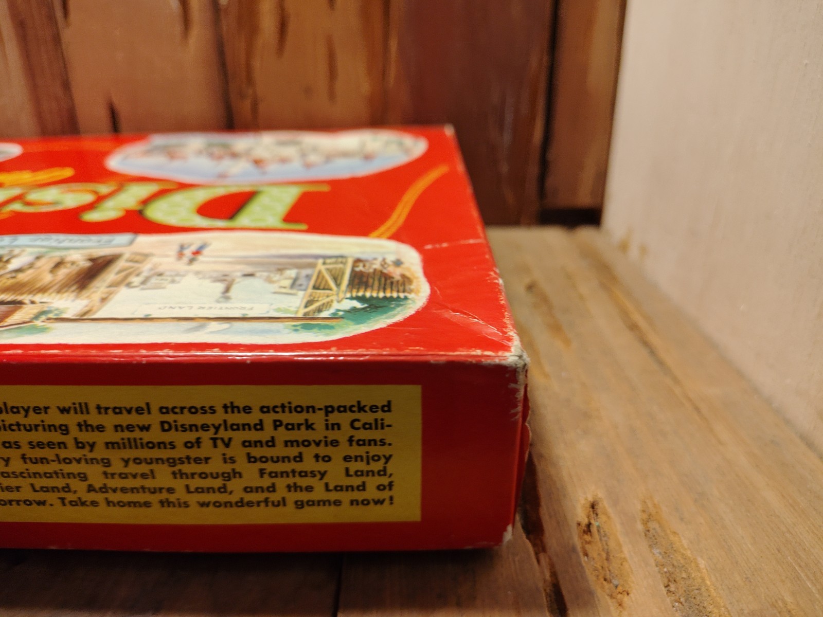 Vintage Walt Disney’s Disneyland Board Game 1954 Transogram Made In USA