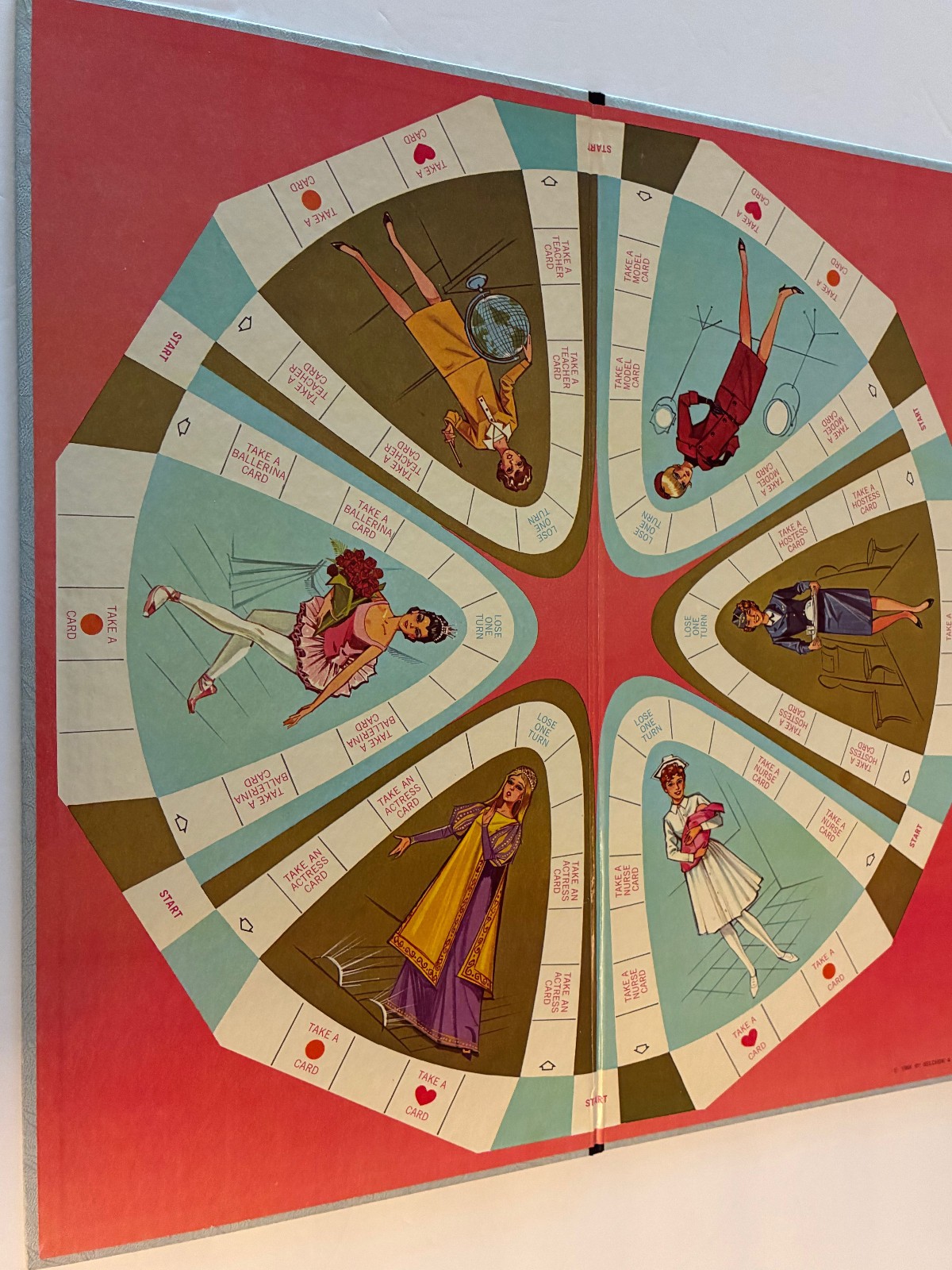 Vtg 1966 What Shall I Be? Career Girls Board Game Complete Selchow Righter