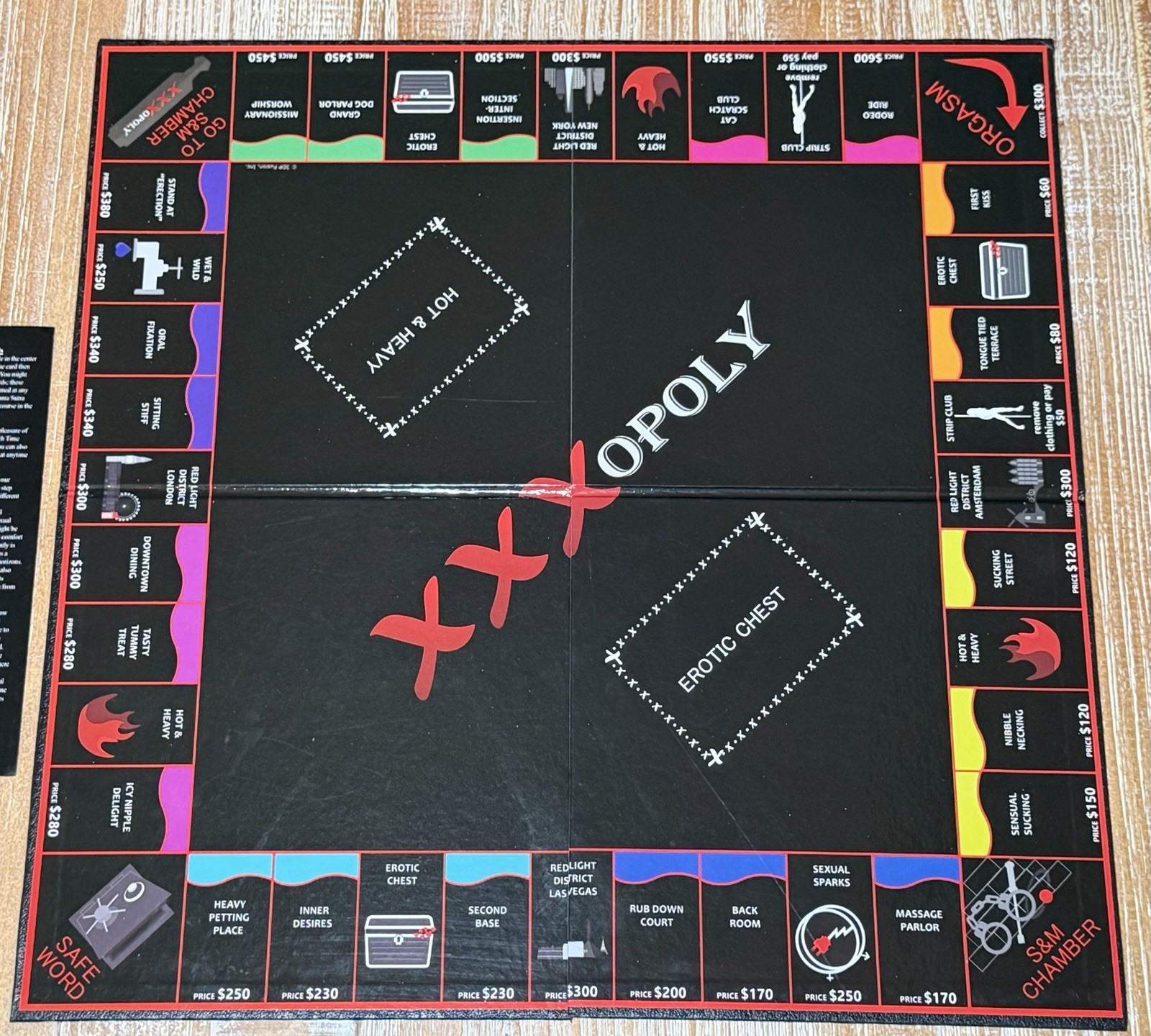XXXopoly 3DP Fusion Erotic Adult Board Game For Ages 18+ Open Box Complete