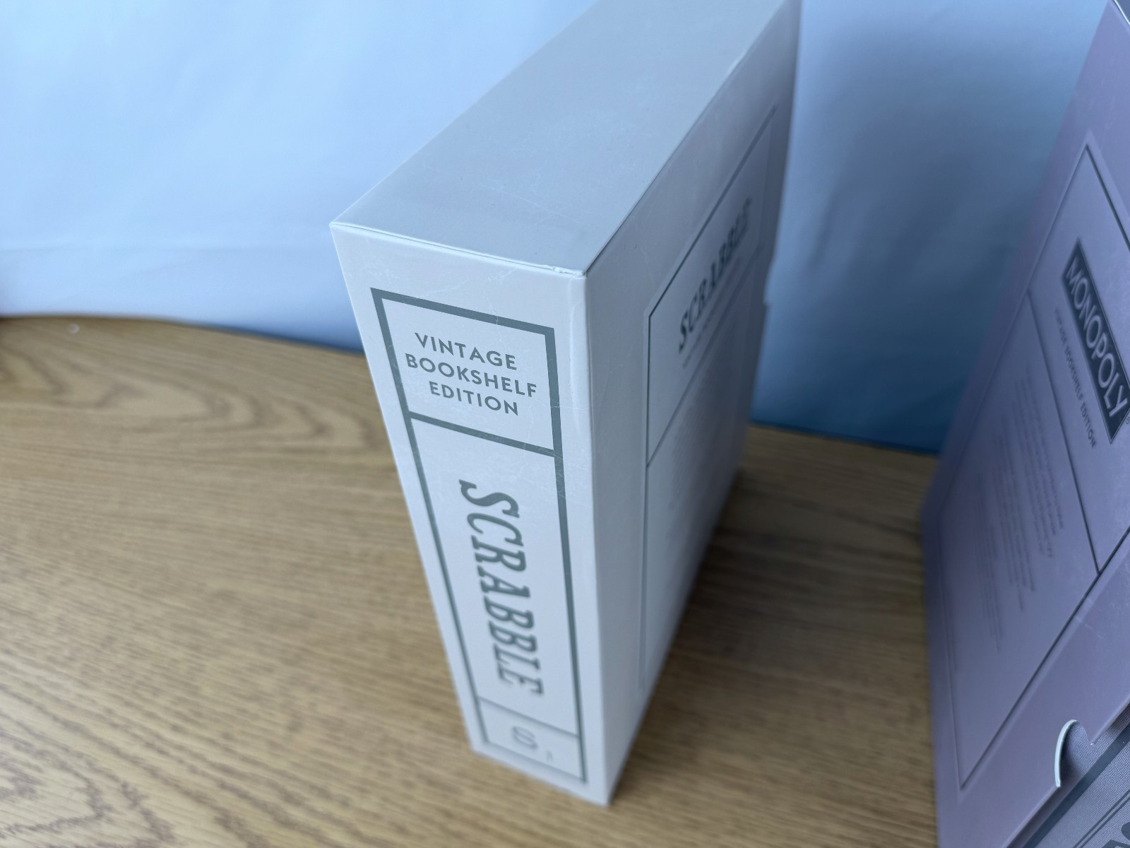 Collection of 8 Vintage Bookshelf Games Linen Book by WS Game Company Open Box