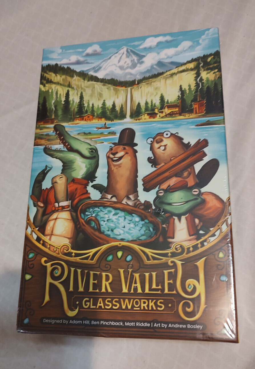 RIVER VALLEY GLASSWORKS – NEW Board Game GEN CON 2024