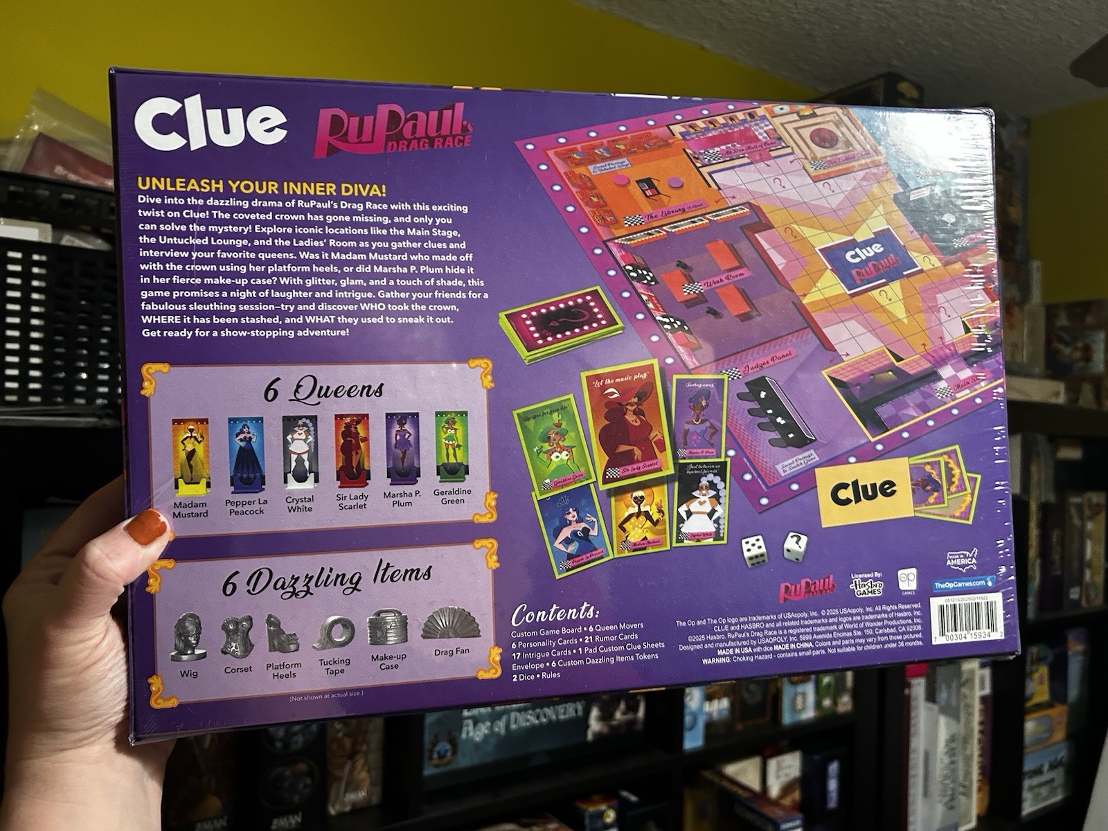 CLUE: RuPauls Drag Race Board Game – New In Shrink!