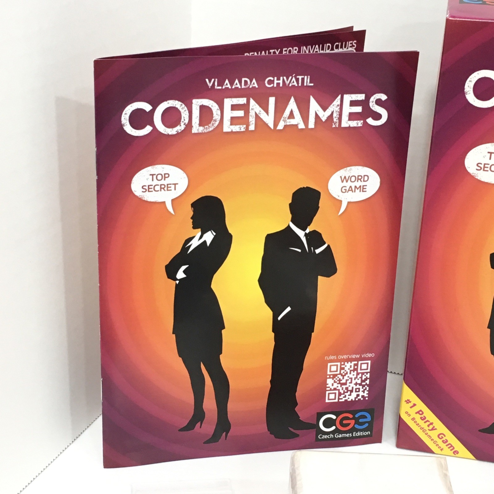Codenames Board Game ( Czech Games ) Vlaada Chvatil Party Word Game NEW OPEN BOX