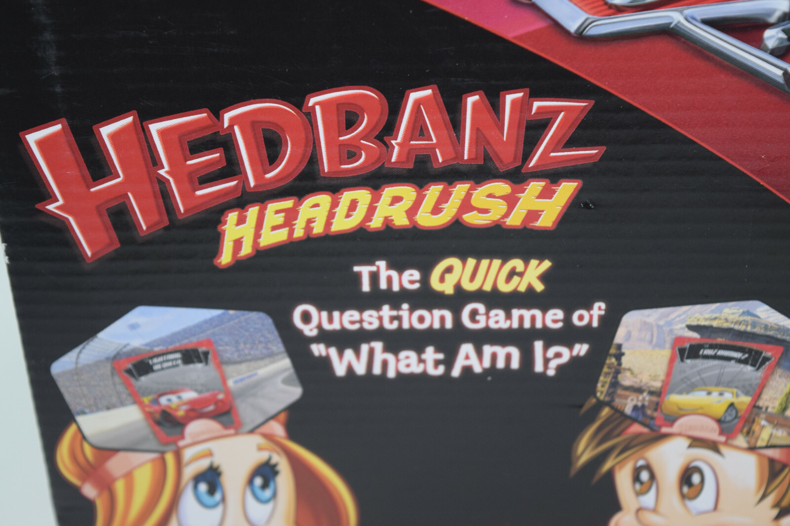 Hedbanz Headrush Disney Pixar Cars 3 Game 2 Players Ages 7+ New in box