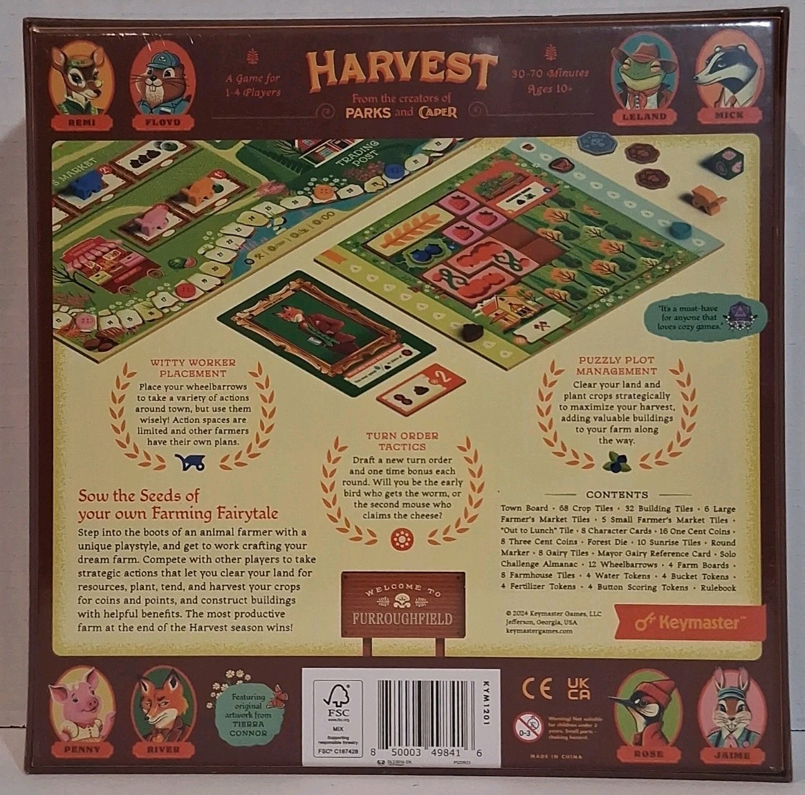 Keymaster Games Harvest Board Game