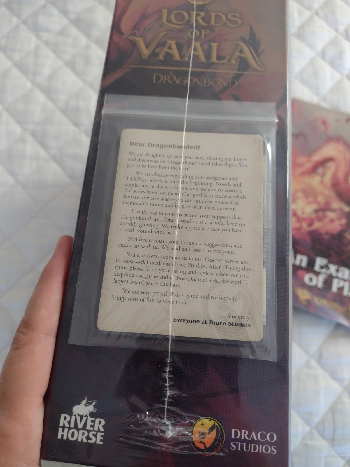 New Draco Studios Dragonbond Lords of Vaala Asymmetric Strategy Board Game