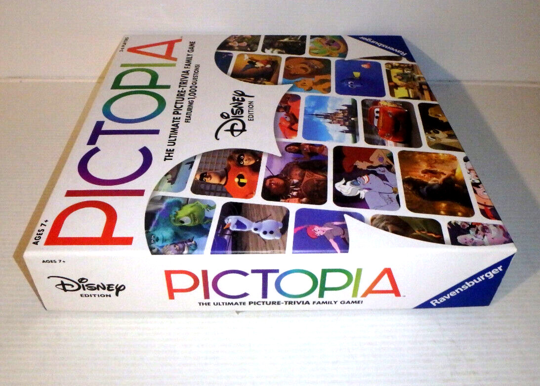 RAVENSBURGER Disney “PICTOPIA” The Ultimate Picture Trivia Family Game ~ LN!